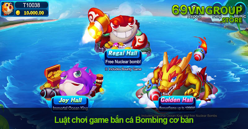 Luật chơi game bắn cá Bombing cơ bản